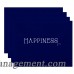 Latitude Run Blanche Happiness Print Placemat LTRN3107